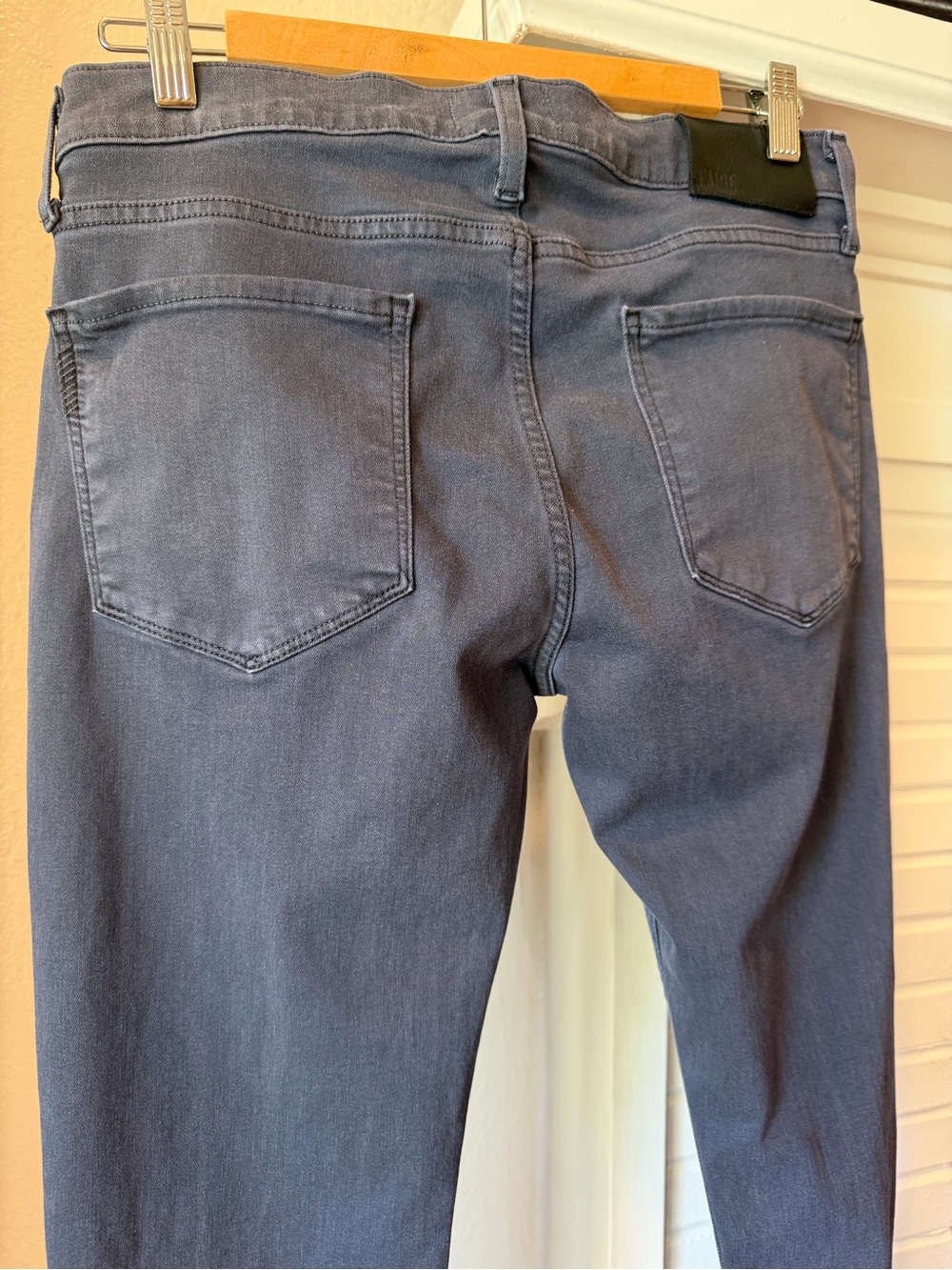 PAIGE Federal Men’s Navy Slim Straight Stretch Jeans Size 31 Premium Denim - Picture 4 of 10